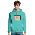 Lucky - "Kiss my Ass" Hoodie pool blue 3