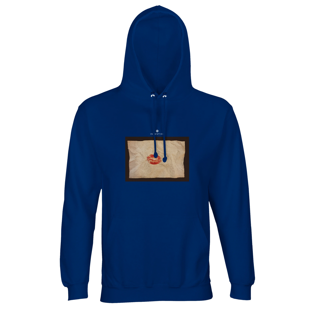 Lucky - "Kiss my Ass" Hoodie Royal Blue 1