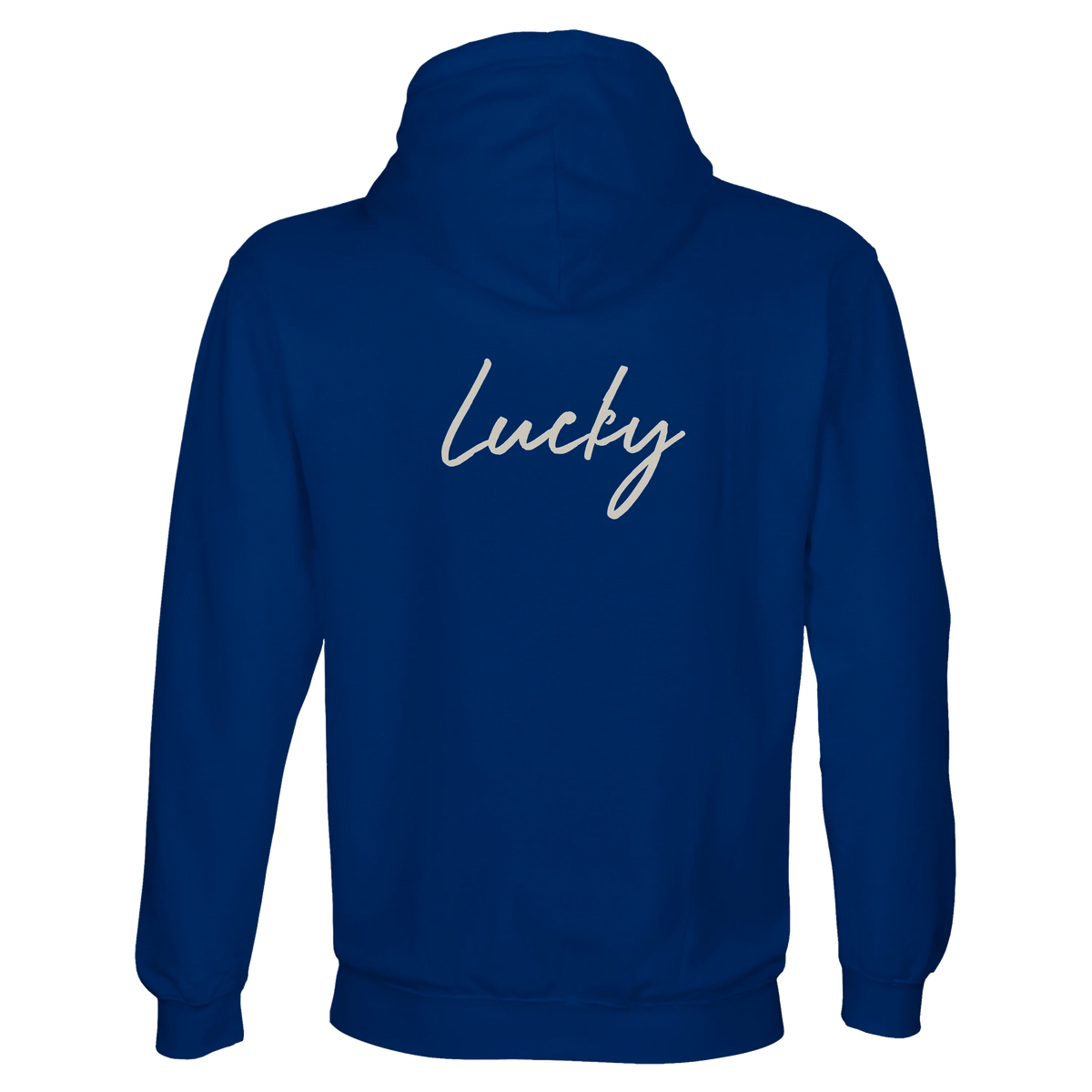 Lucky - "Kiss my Ass" Hoodie Royal Blue 2
