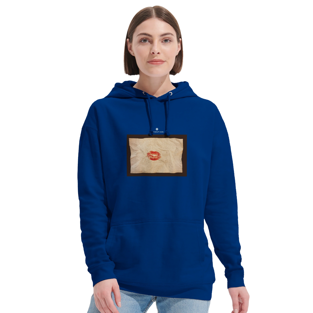 Lucky - "Kiss my Ass" Hoodie Royal Blue 5