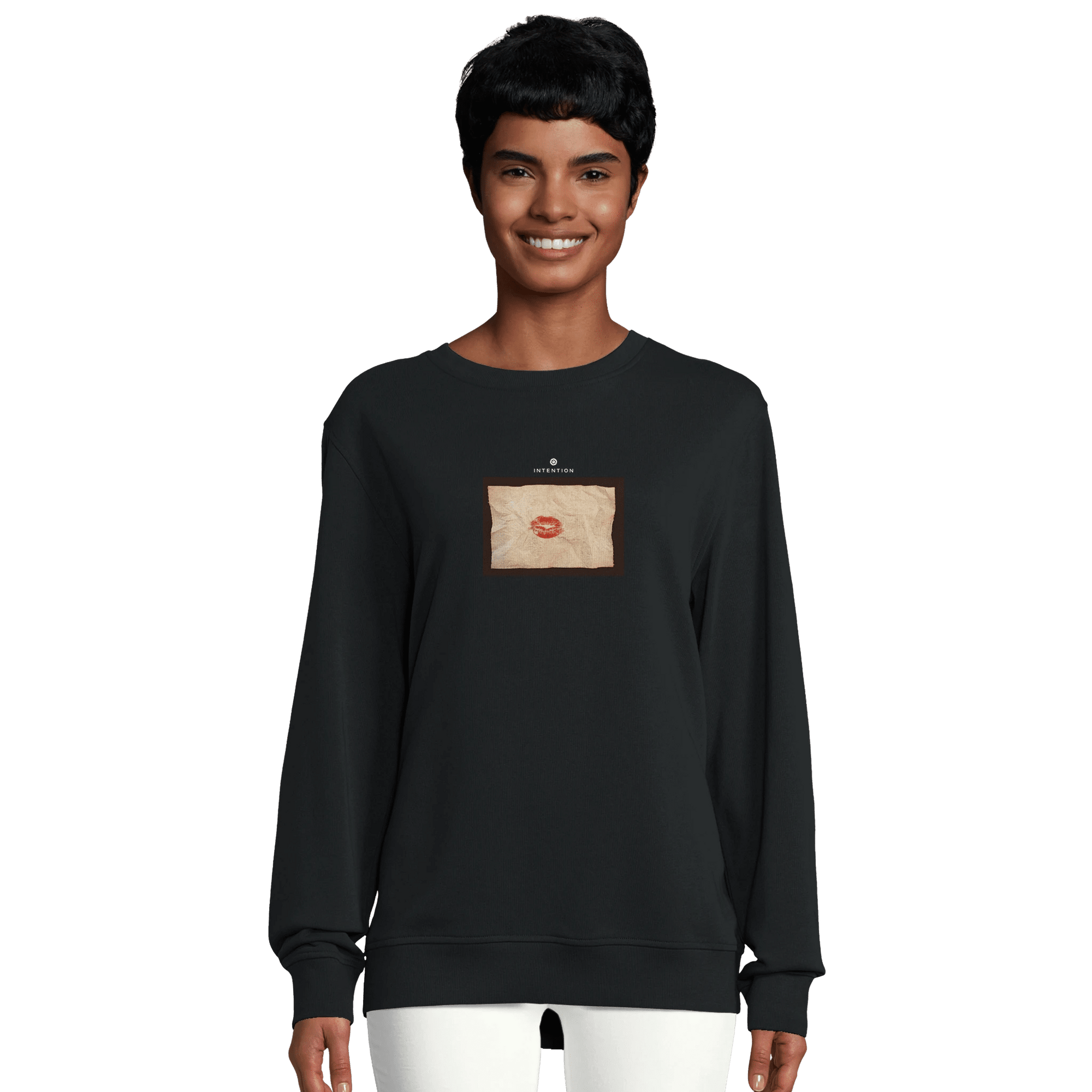 Lucky - "Kiss my Ass" Sweatshirt Black XS 5