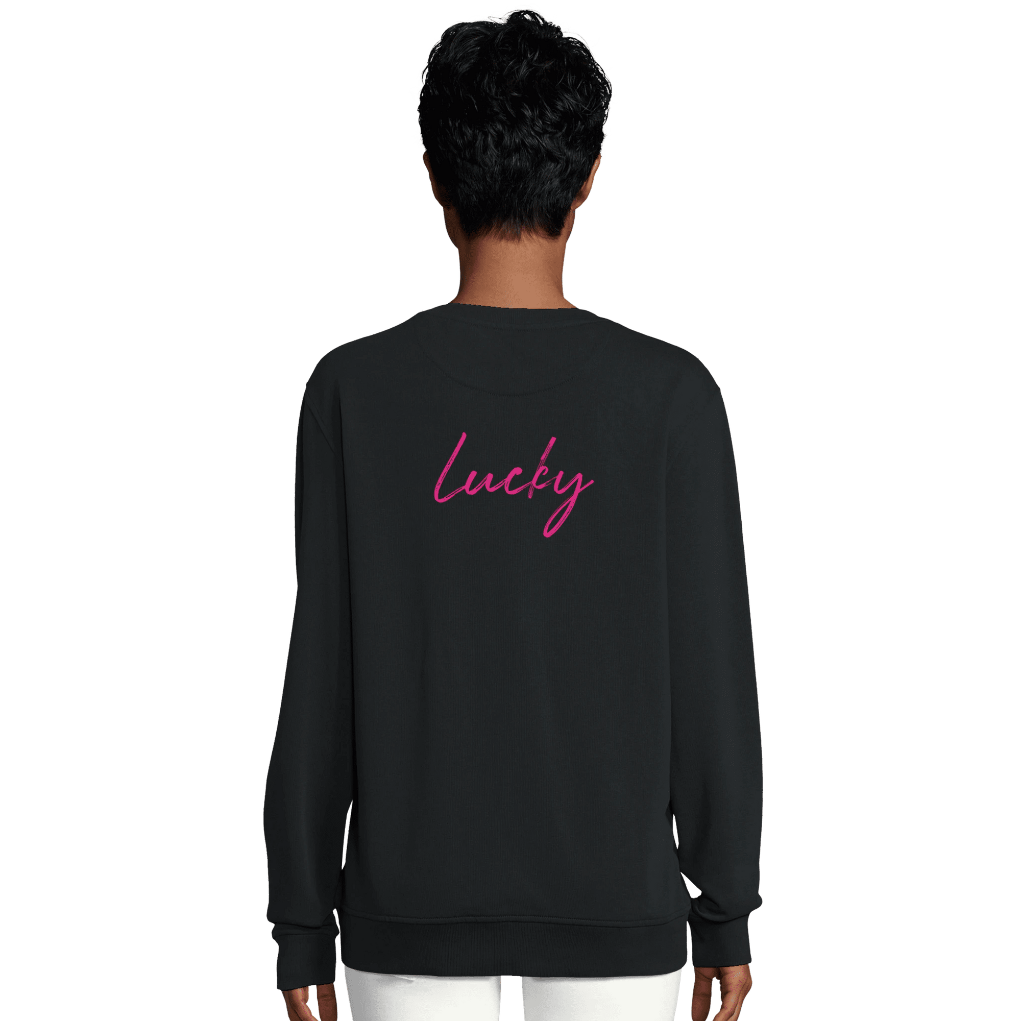 Lucky - "Kiss my Ass" Sweatshirt Black XS 6