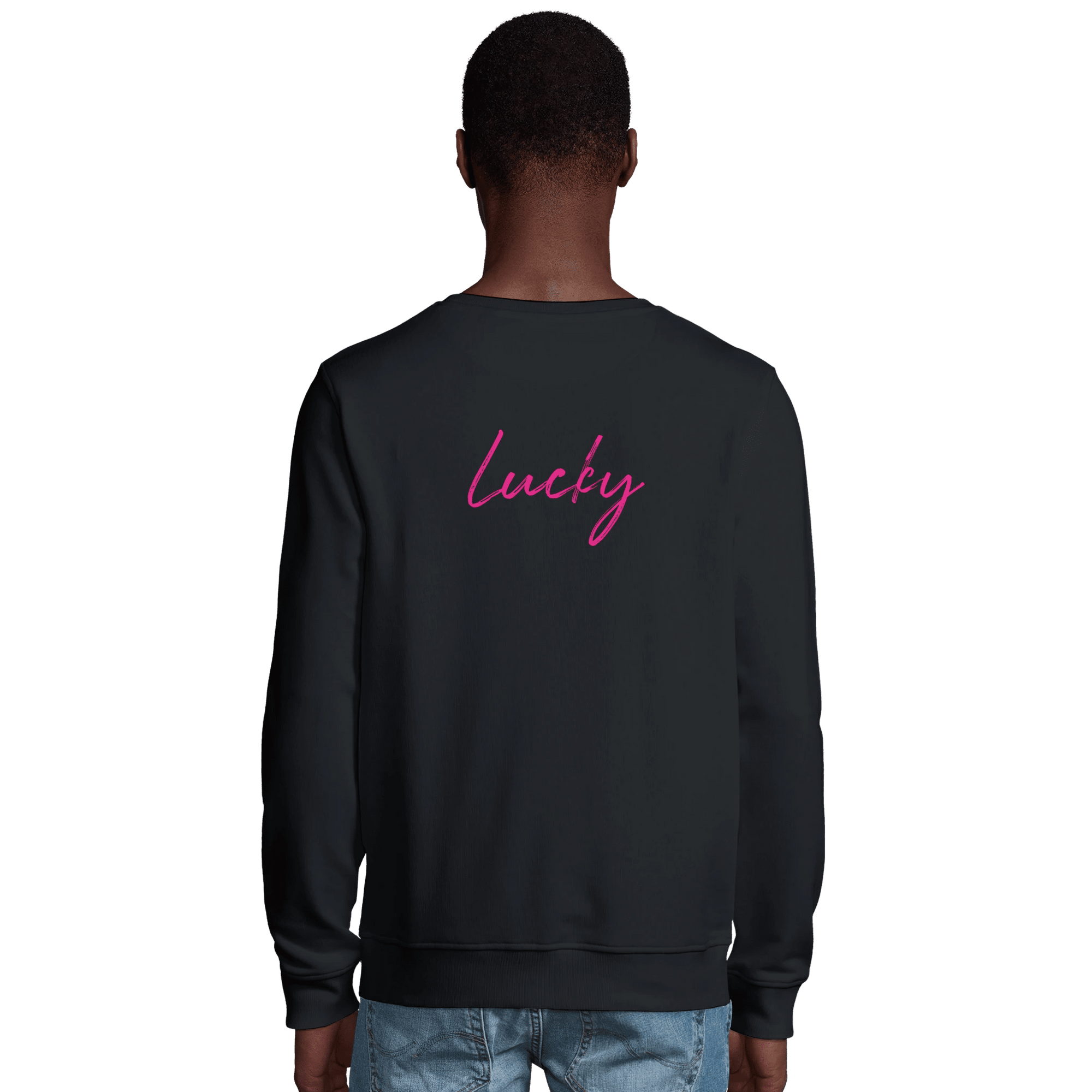 Lucky - "Kiss my Ass" Sweatshirt Black XS 4