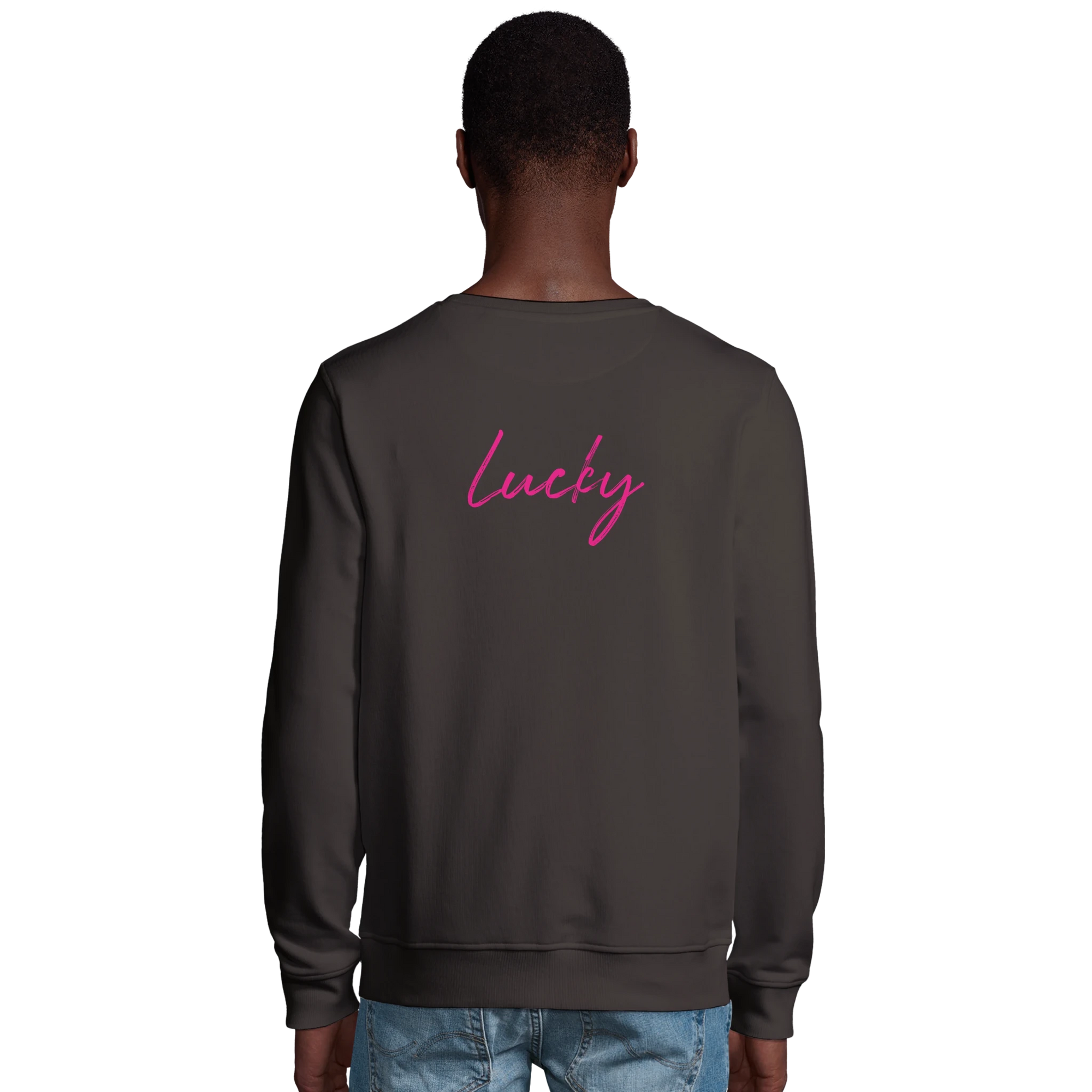 Lucky - "Kiss my Ass" Sweatshirt deep charcoal grey XS 4