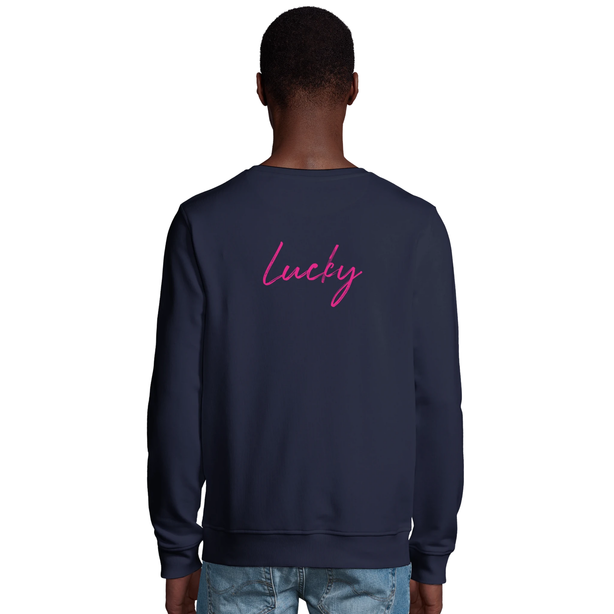 Lucky - "Kiss my Ass" Sweatshirt French Navy XS 5