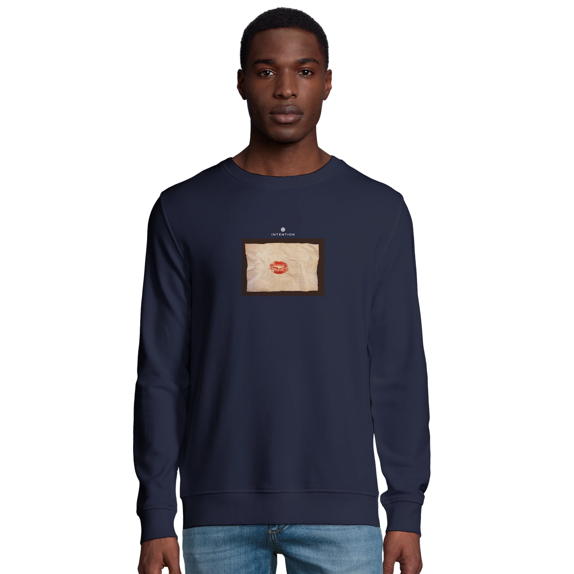 Lucky - "Kiss my Ass" Sweatshirt French Navy XS 4