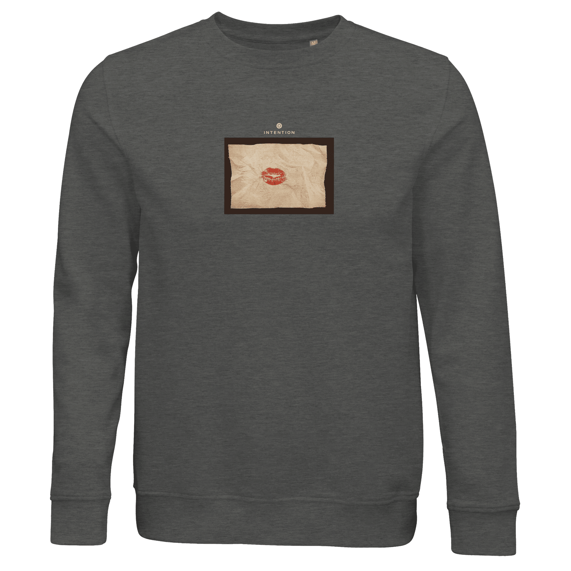 Lucky - "Kiss my Ass" Sweatshirt Grey Melange XS 1