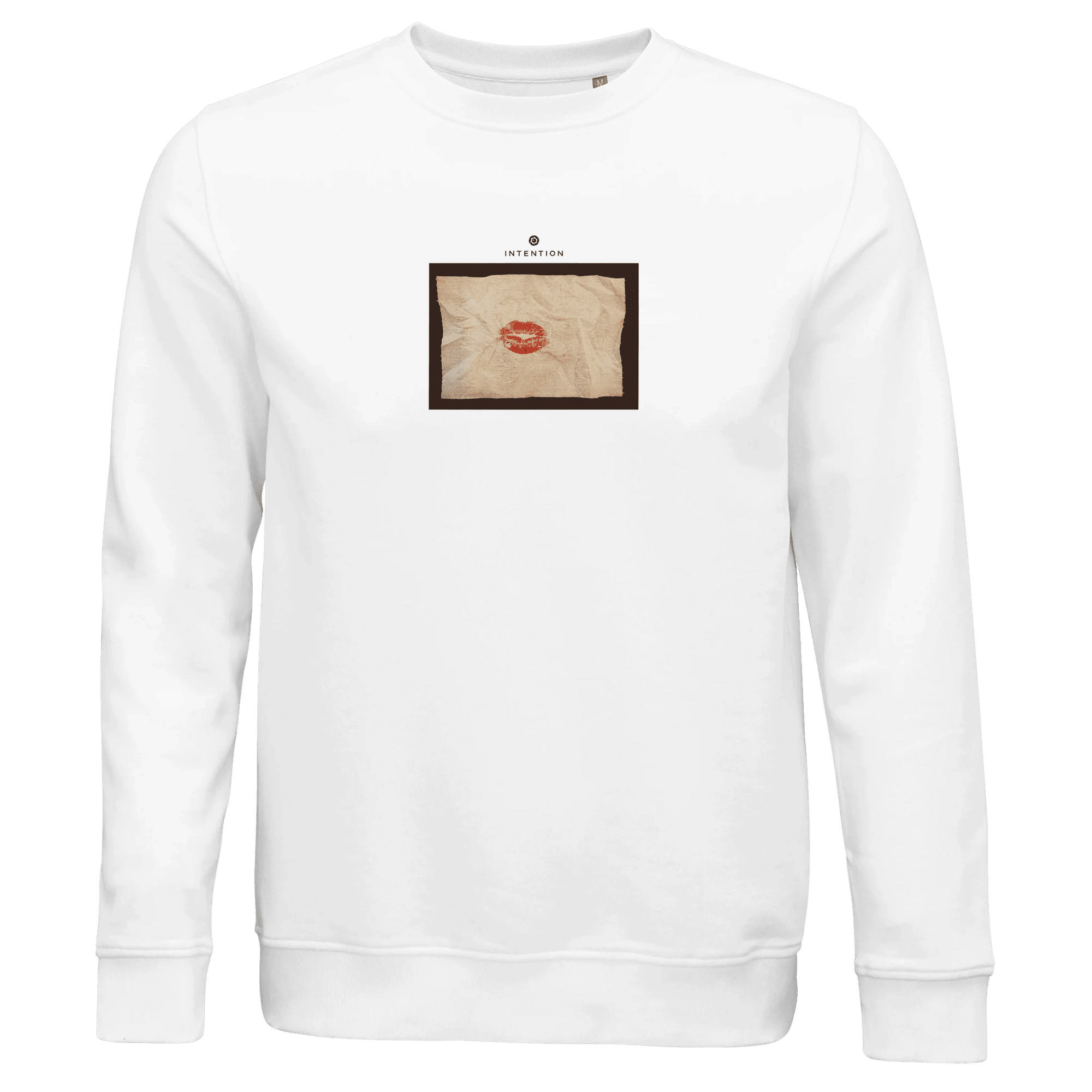 Lucky - "Kiss my Ass" Sweatshirt White XS 1