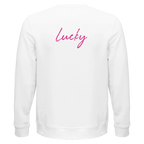 Lucky - "Kiss my Ass" Sweatshirt White XS 2