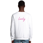 Lucky - "Kiss my Ass" Sweatshirt White XS 4
