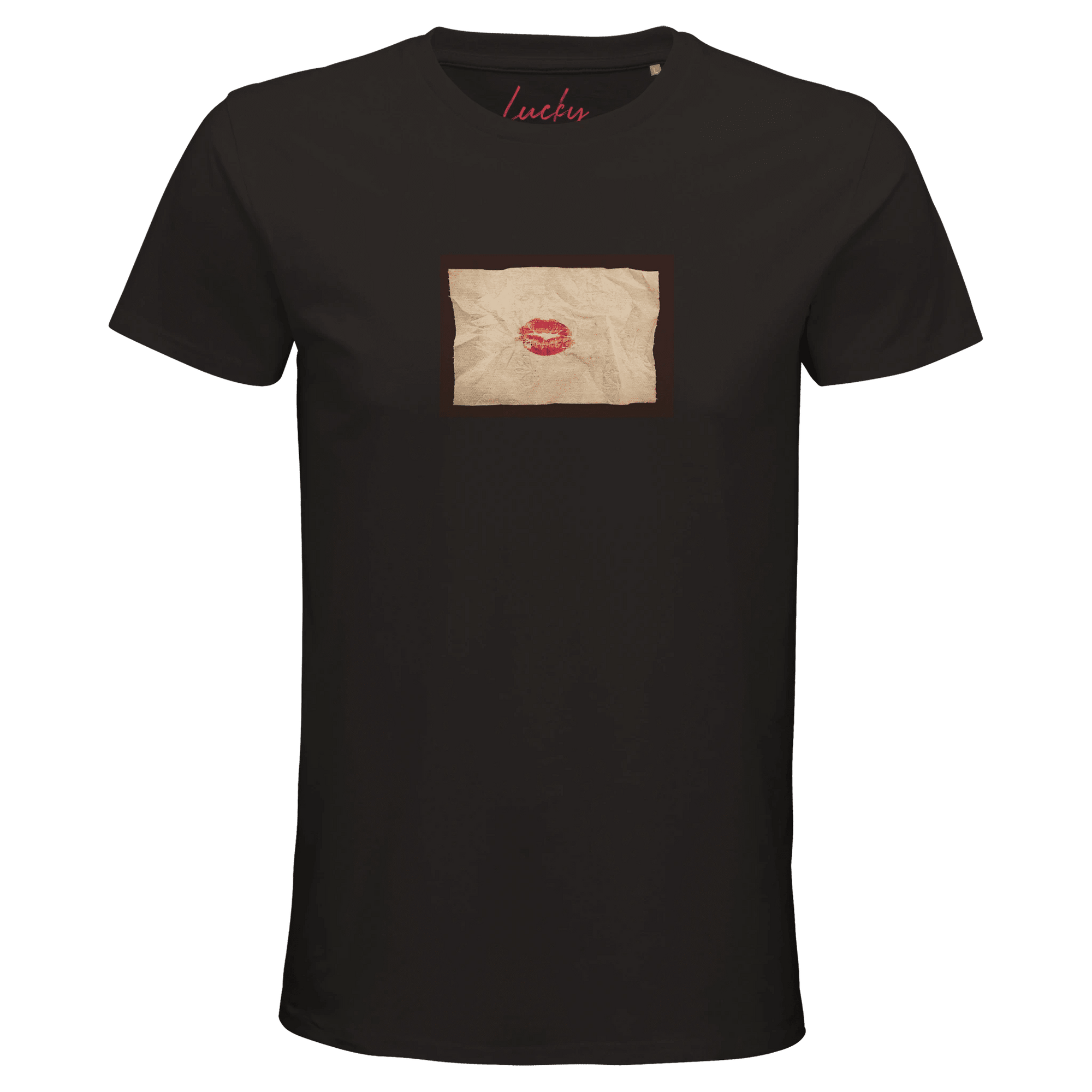 Lucky - "Kiss my Ass" T-shirt Deep Black XS 1