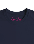 Lucky - "Kiss my Ass" T-shirt French Navy XS 5