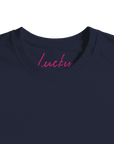 Lucky - "Kiss my Ass" T-shirt French Navy XS 2