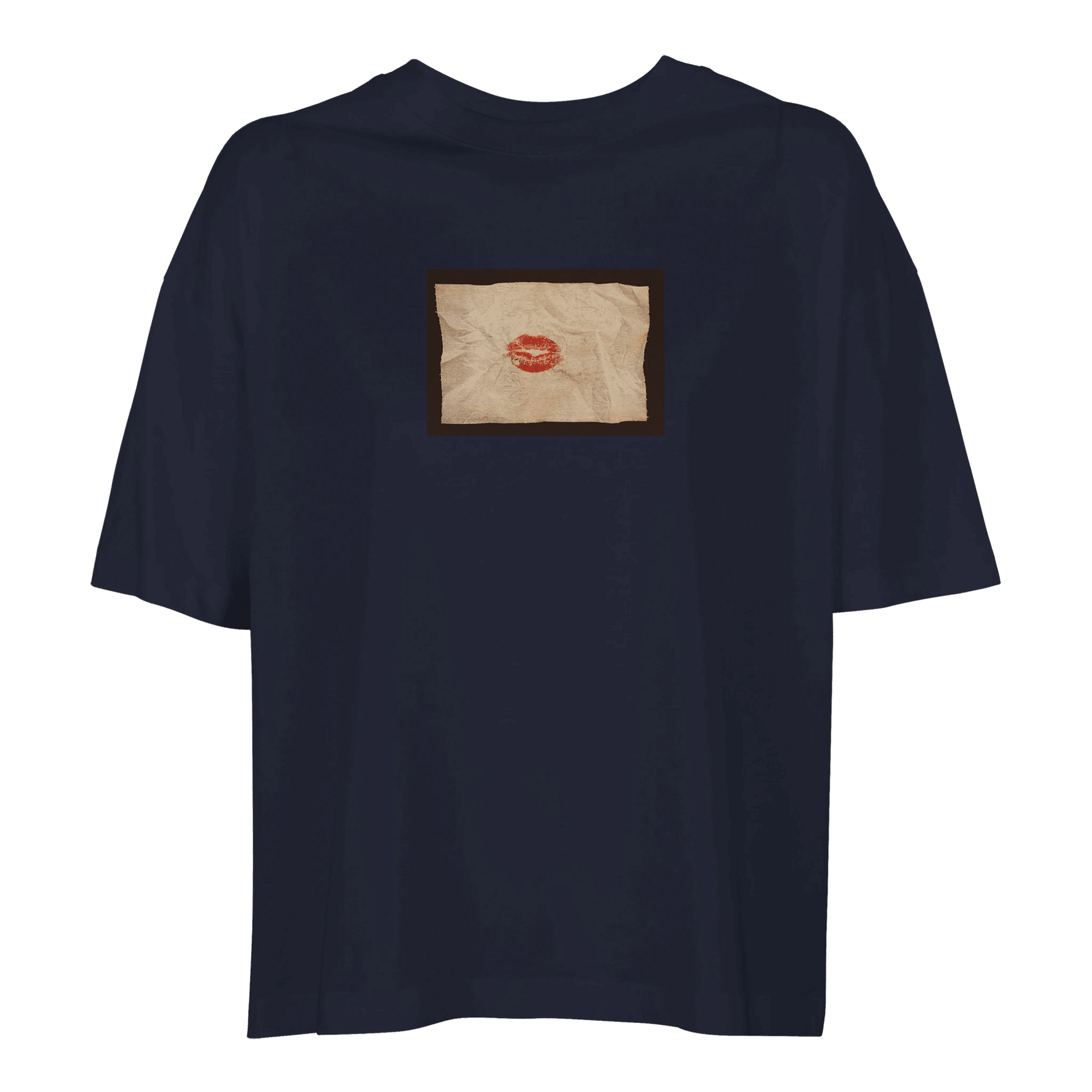Lucky - "Kiss my Ass" T-shirt French Navy XS 1