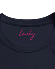 Lucky - "Kiss my Ass" T-shirt French Navy XS 2