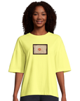 Lucky - "Kiss my Ass" T-shirt Light Yellow XS 4