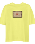 Lucky - "Kiss my Ass" T-shirt Light Yellow XS 1