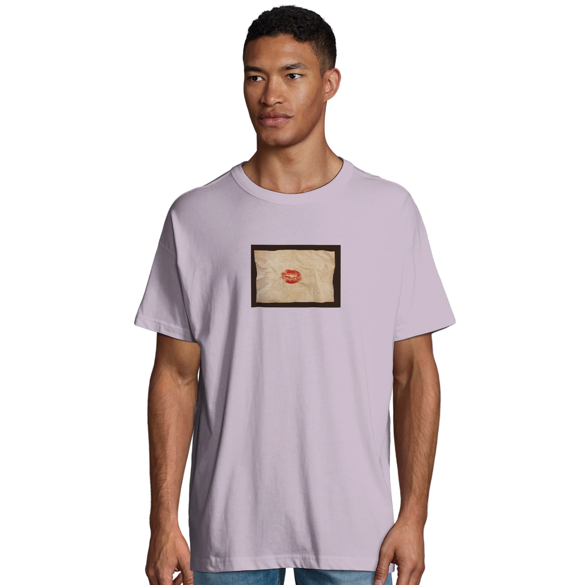 Lucky - "Kiss my Ass" T-shirt lilak S 22