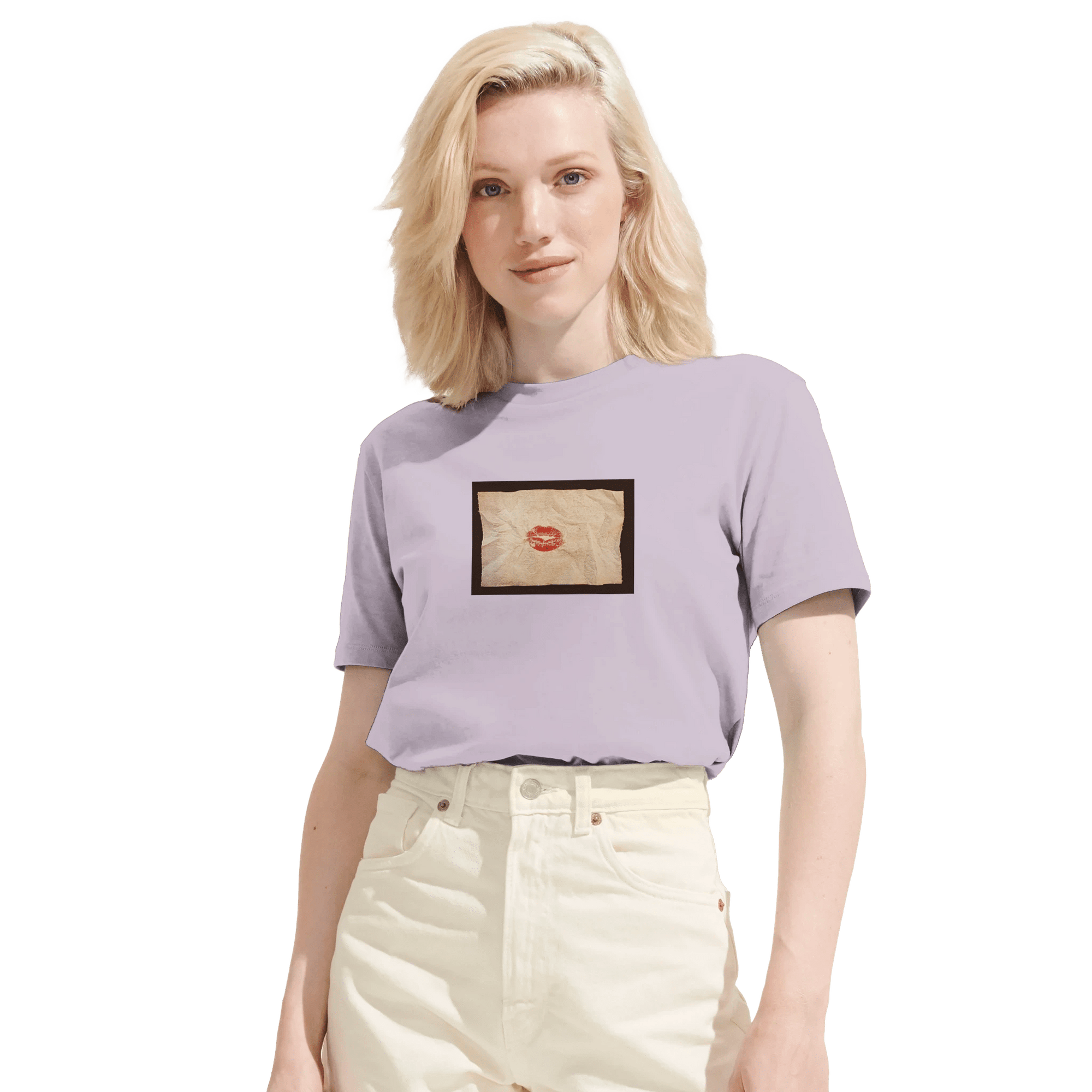 Lucky - "Kiss my Ass" T-shirt lilak XS 33