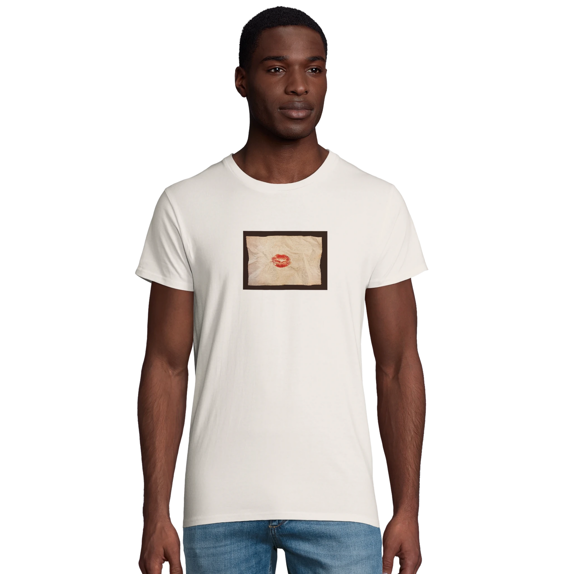 Lucky - "Kiss my Ass" T-shirt Off White XS 4