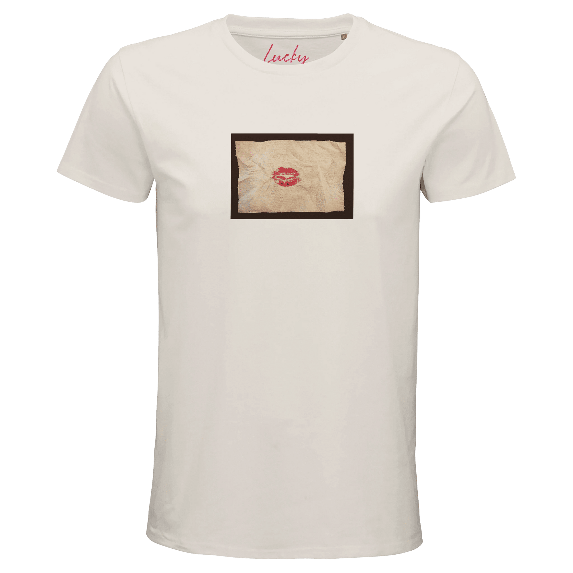 Lucky - "Kiss my Ass" T-shirt Off White XS 1