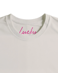 Lucky - "Kiss my Ass" T-shirt Off White XS 41