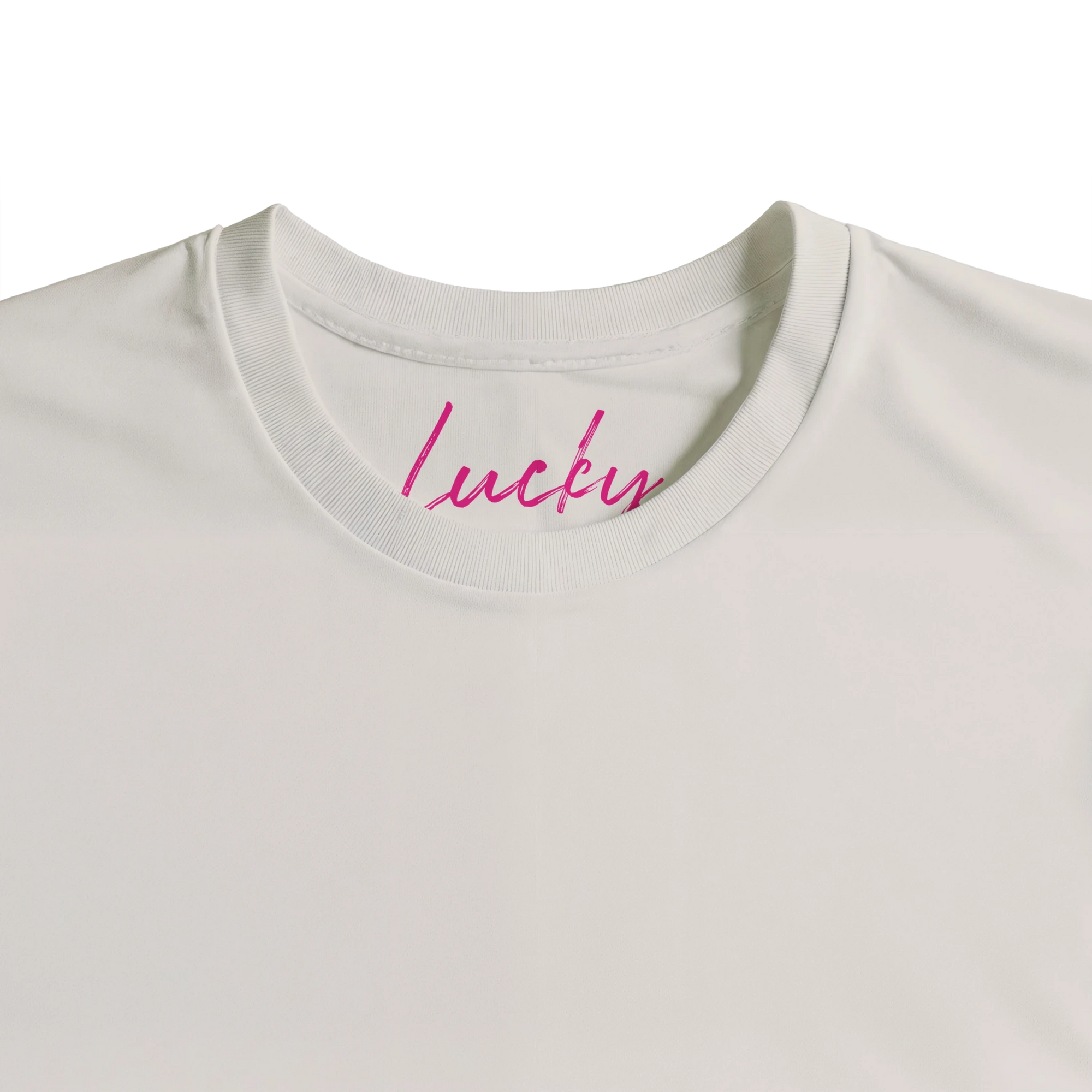 Lucky - "Kiss my Ass" T-shirt Off White XS 41