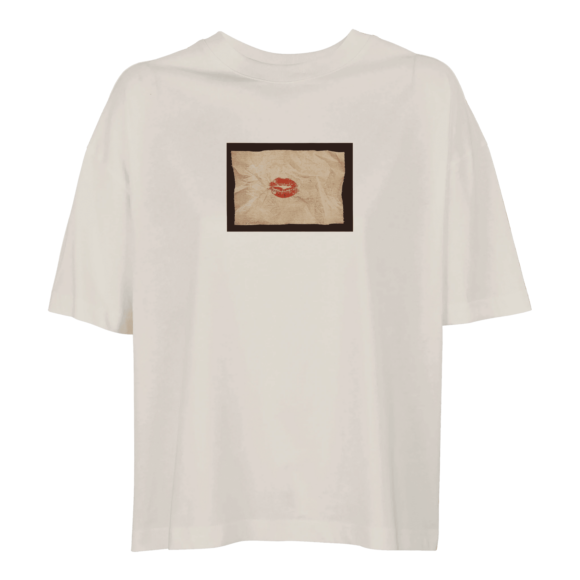 Lucky - "Kiss my Ass" T-shirt Off White XS 1