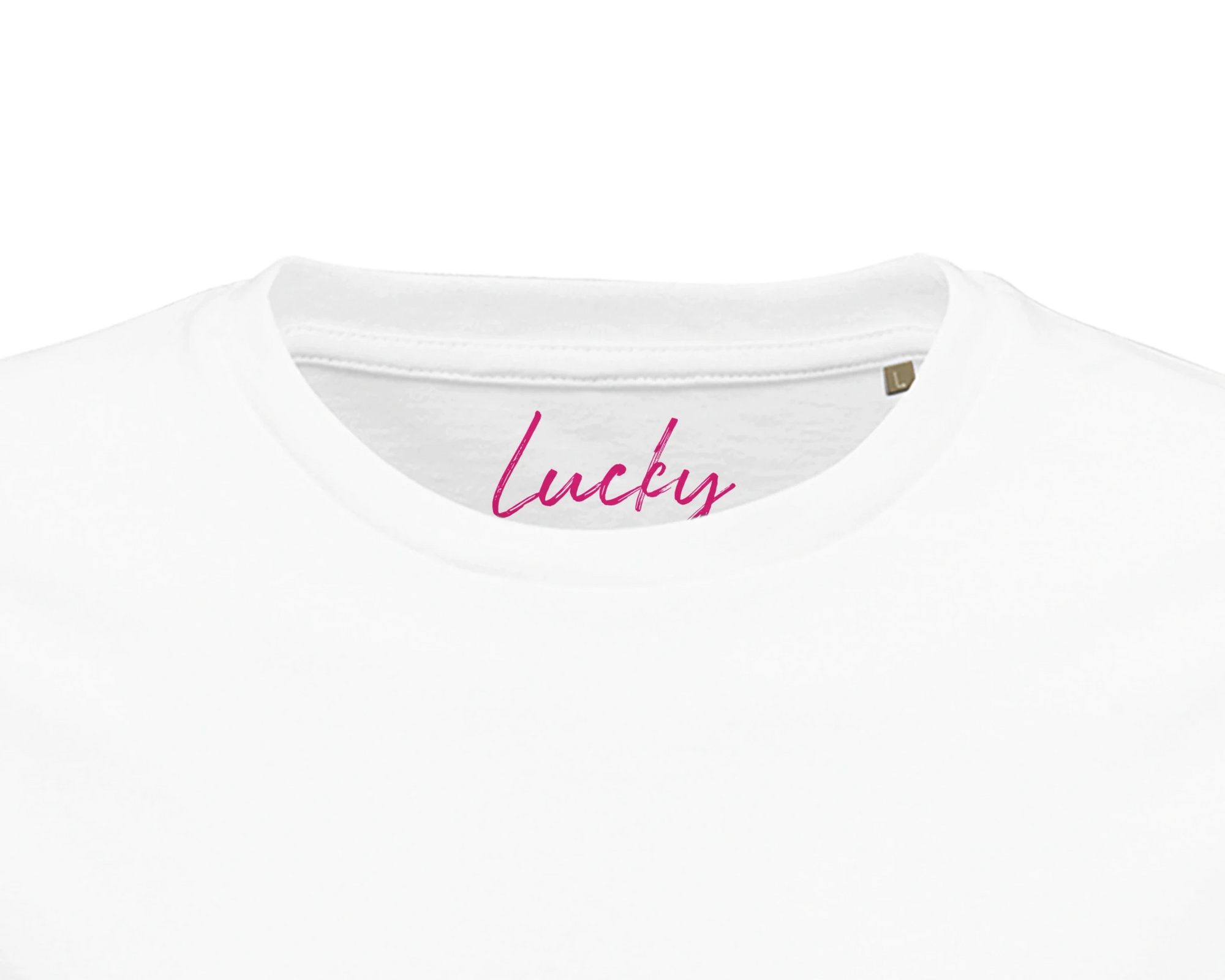 Lucky - "Kiss my Ass" T-shirt White XS 2