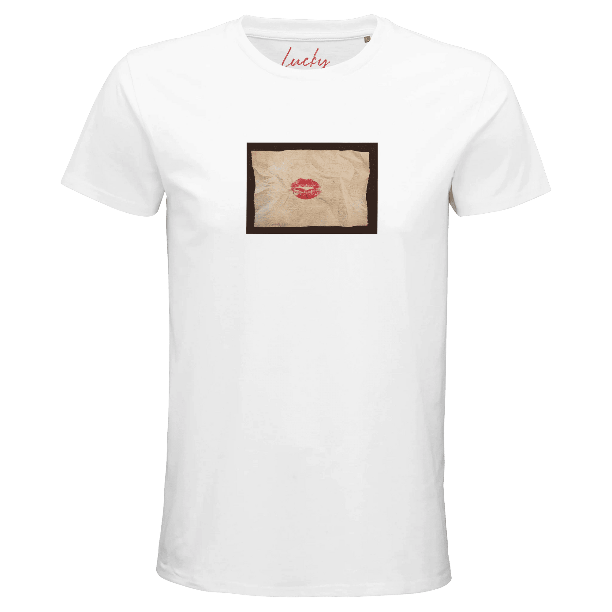 Lucky - "Kiss my Ass" T-shirt White XS 1