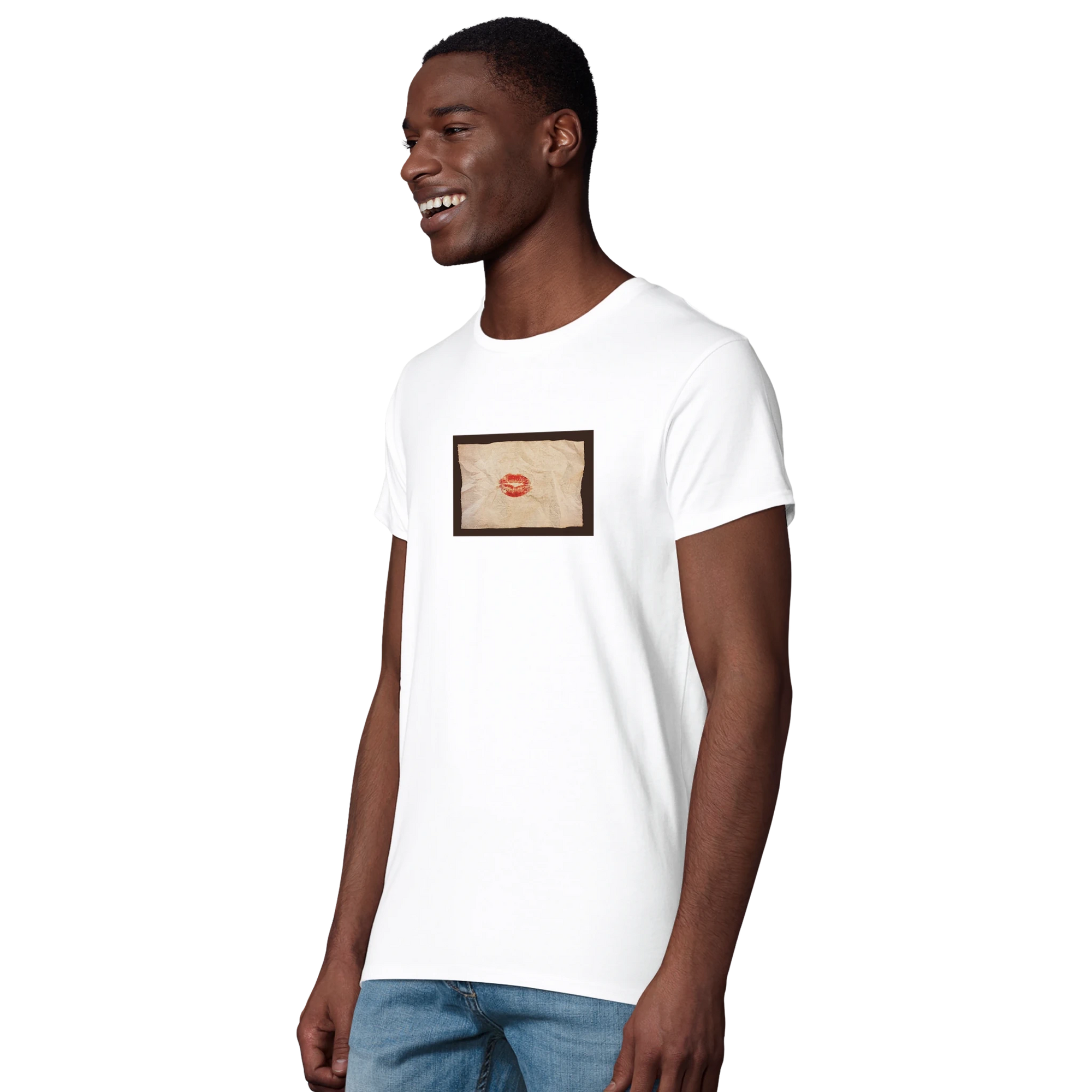 Lucky - "Kiss my Ass" T-shirt White XS 6