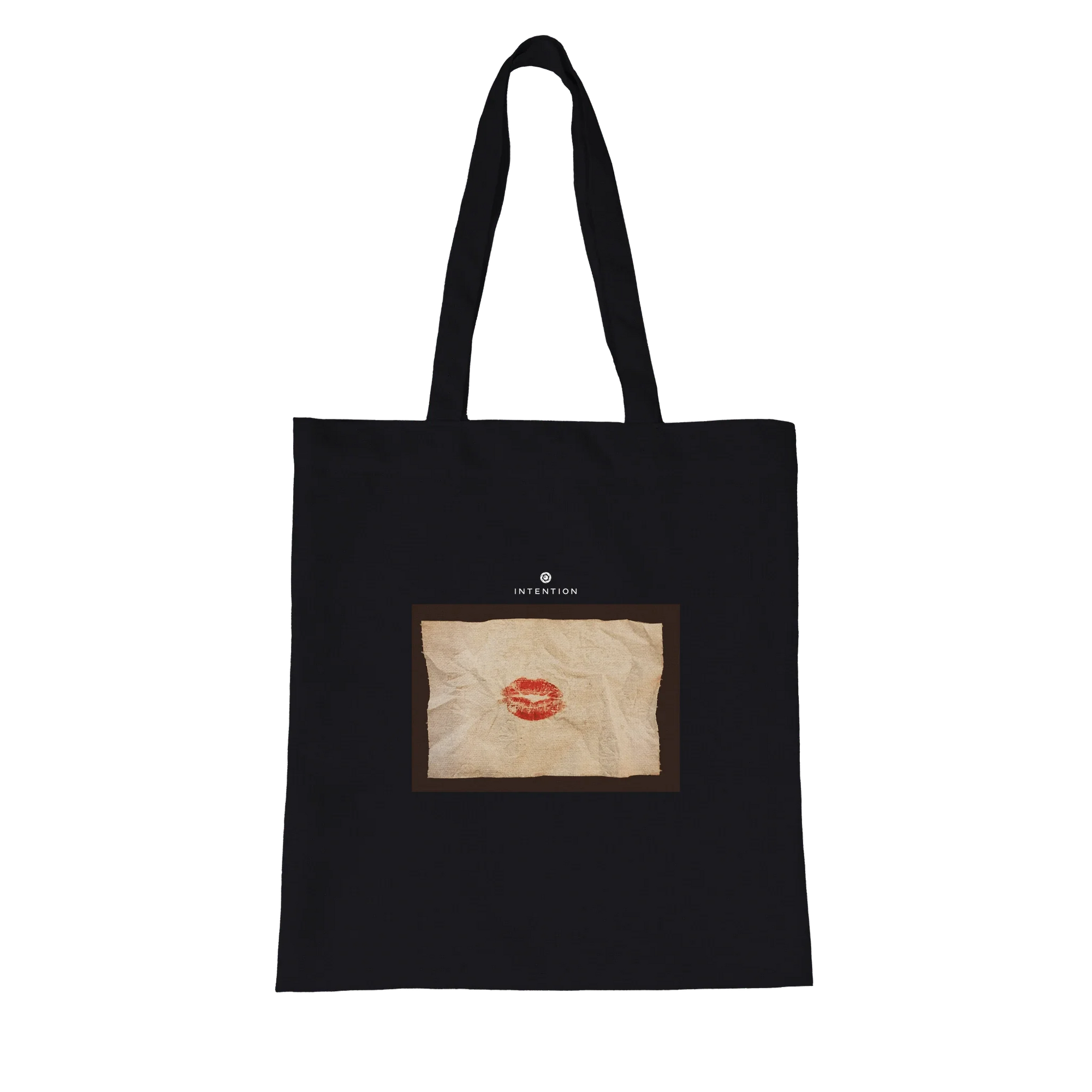 Lucky - "Kiss my Ass" Tote Bag Black 5