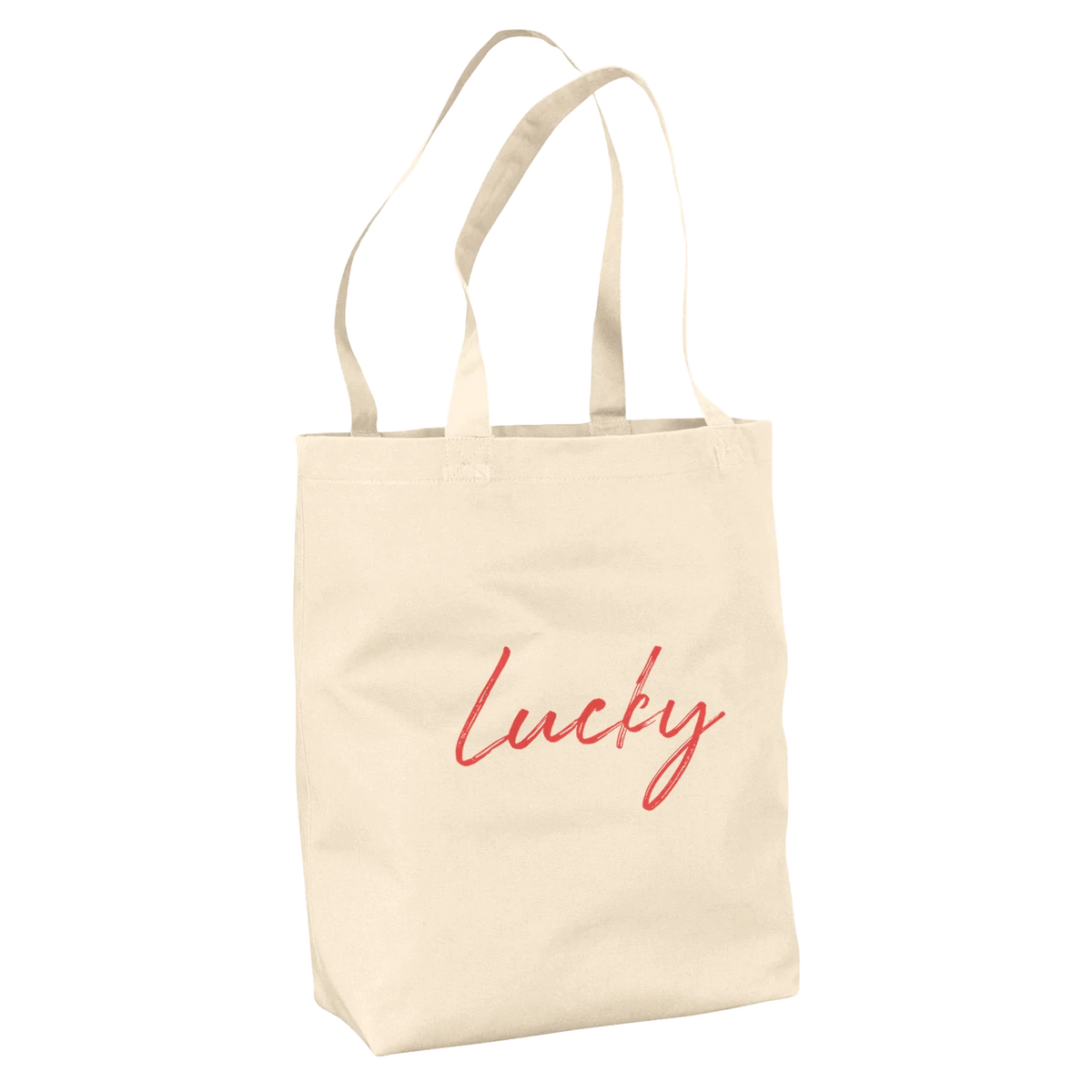 Lucky - "Kiss my Ass" Tote Bag Natural 3