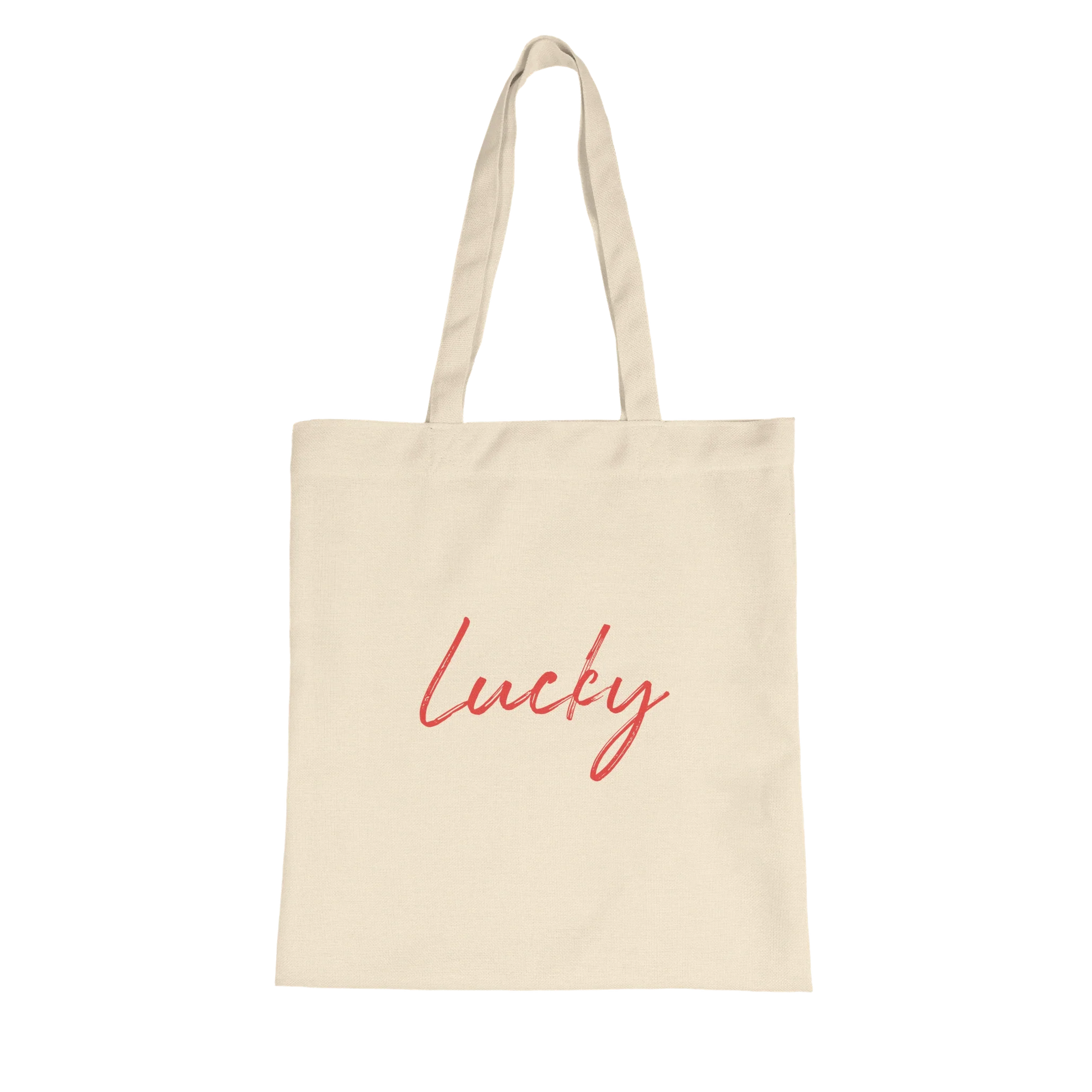 Lucky - "Kiss my Ass" Tote Bag Natural 2