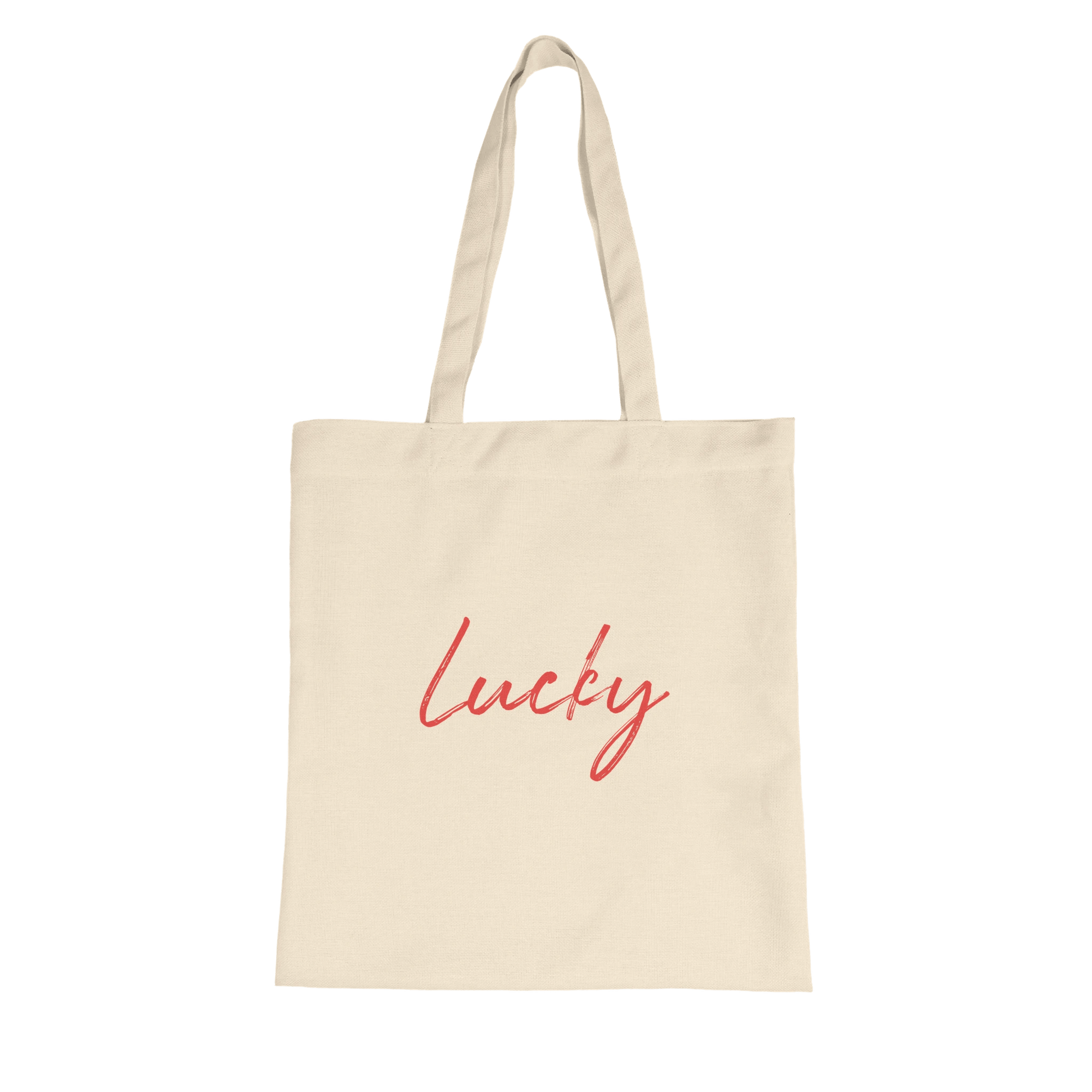 Lucky - "Kiss my Ass" Tote Bag Natural 2