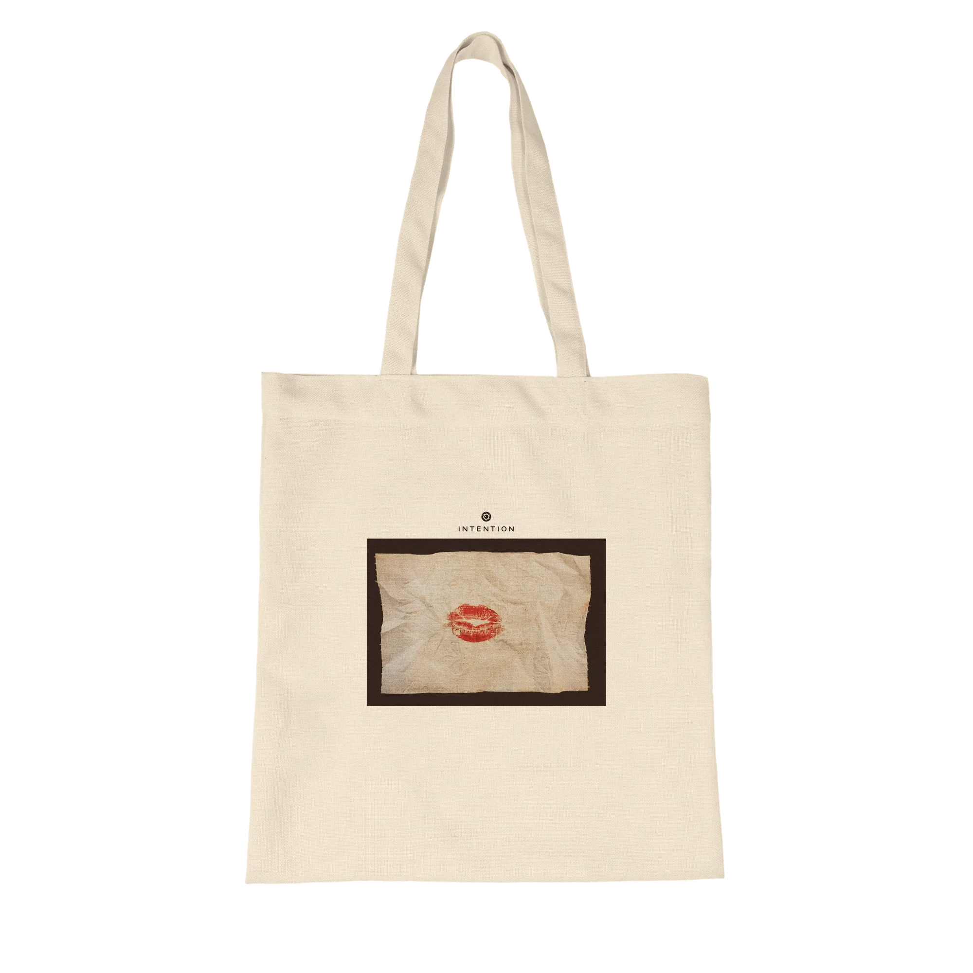 Lucky  Tote Bag  «Kiss my Ass »Natural
