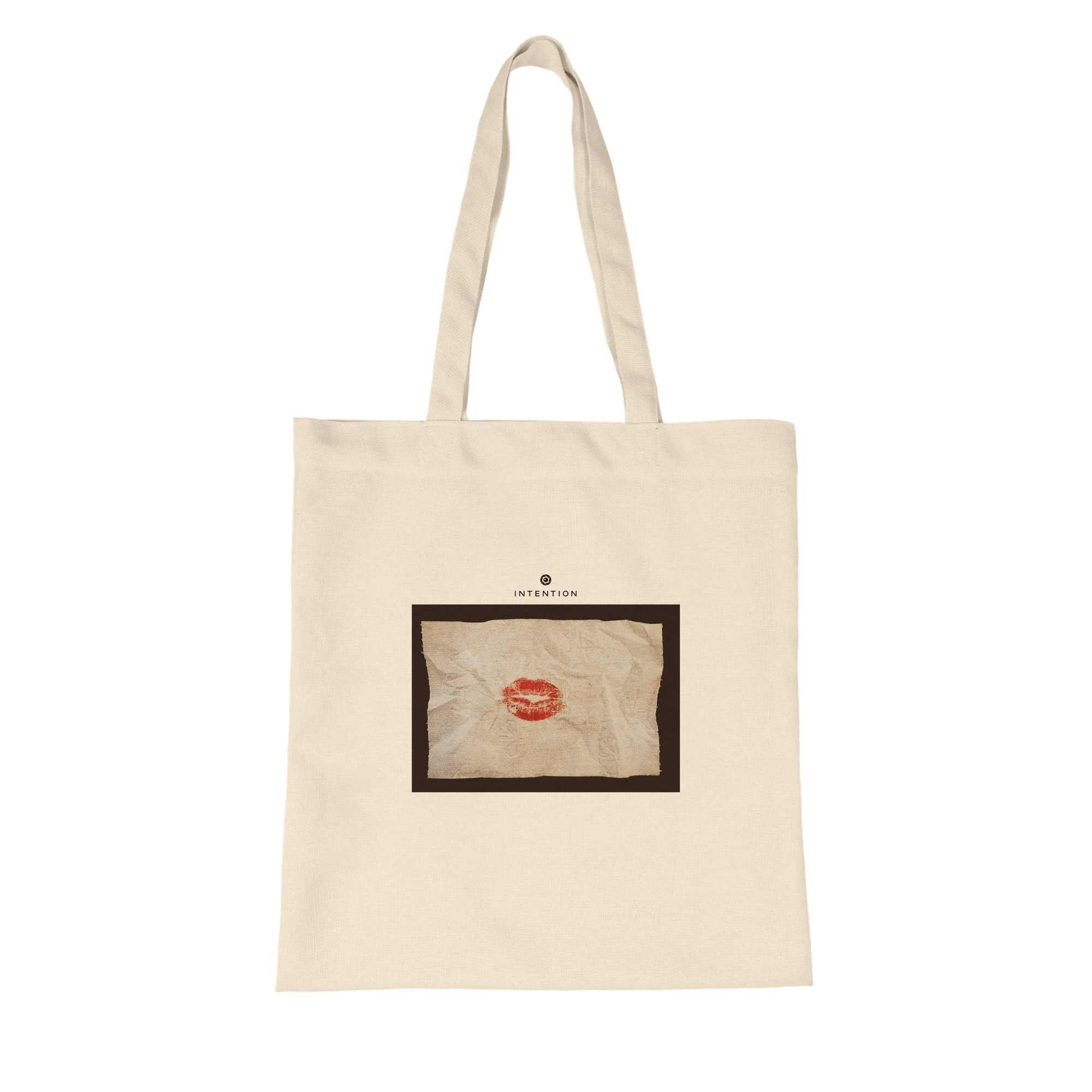 Lucky - "Kiss my Ass" Tote Bag Natural 1