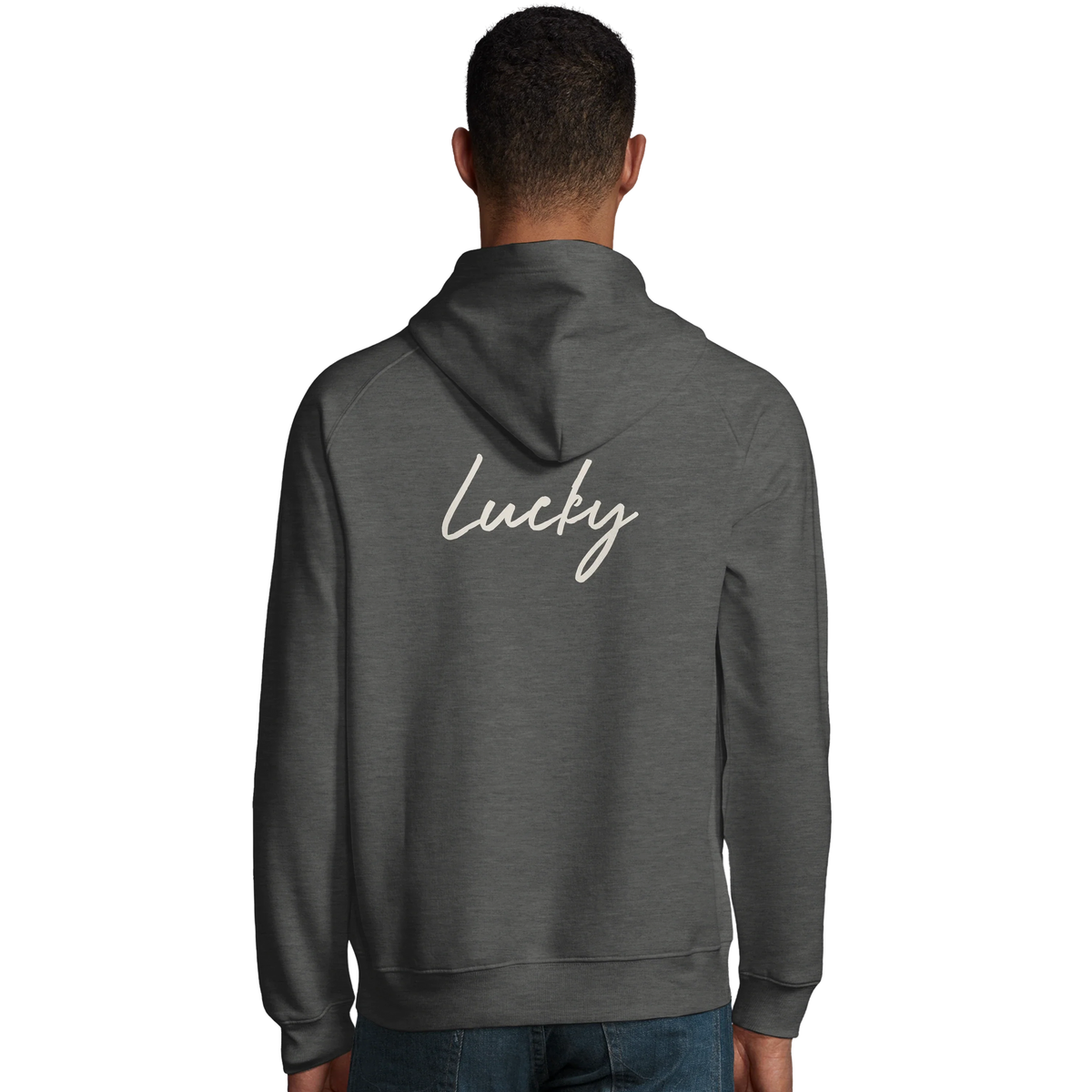 Lucky - "Kiss my Ass" Grey Melange 4