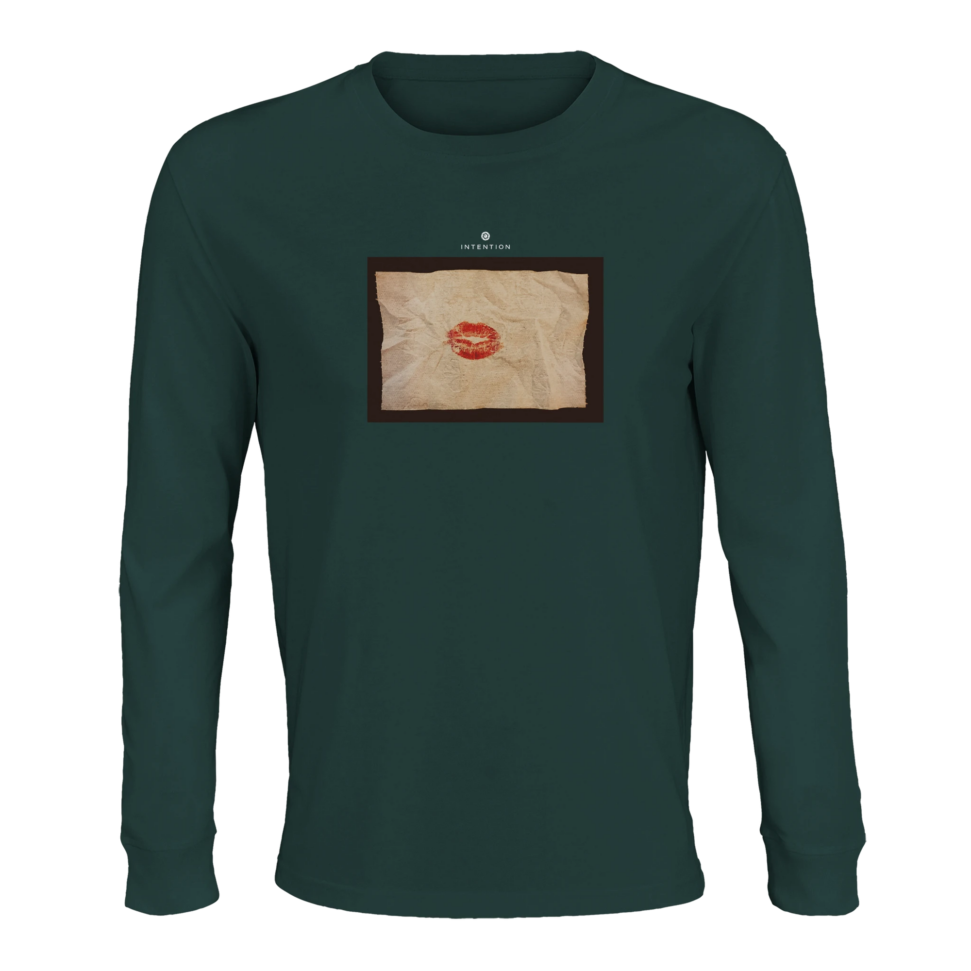 Lucky - "Kiss my Ass" Long sleeve green empire 1