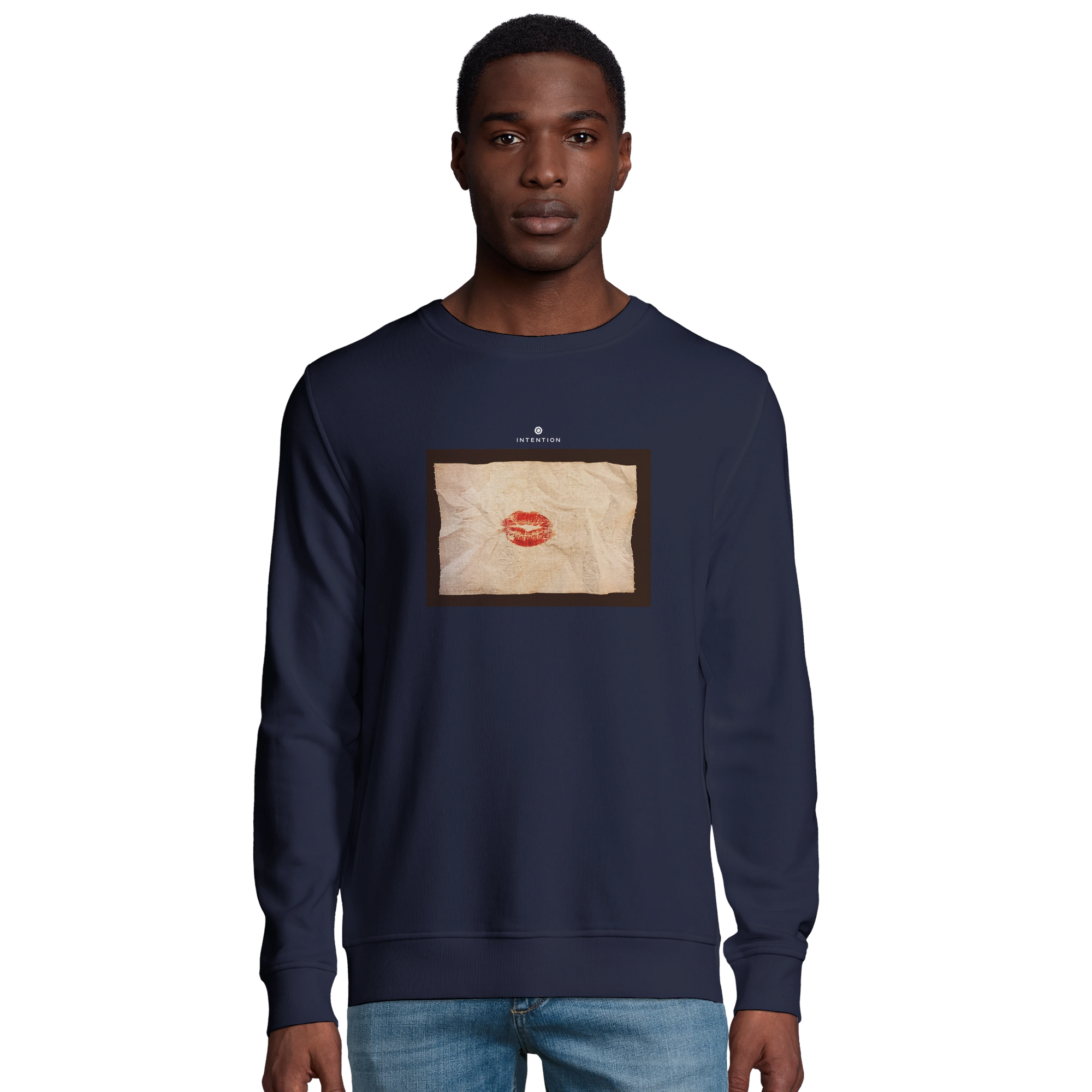Lucky - "Kiss my Ass" Sweatshirt French Navy 4