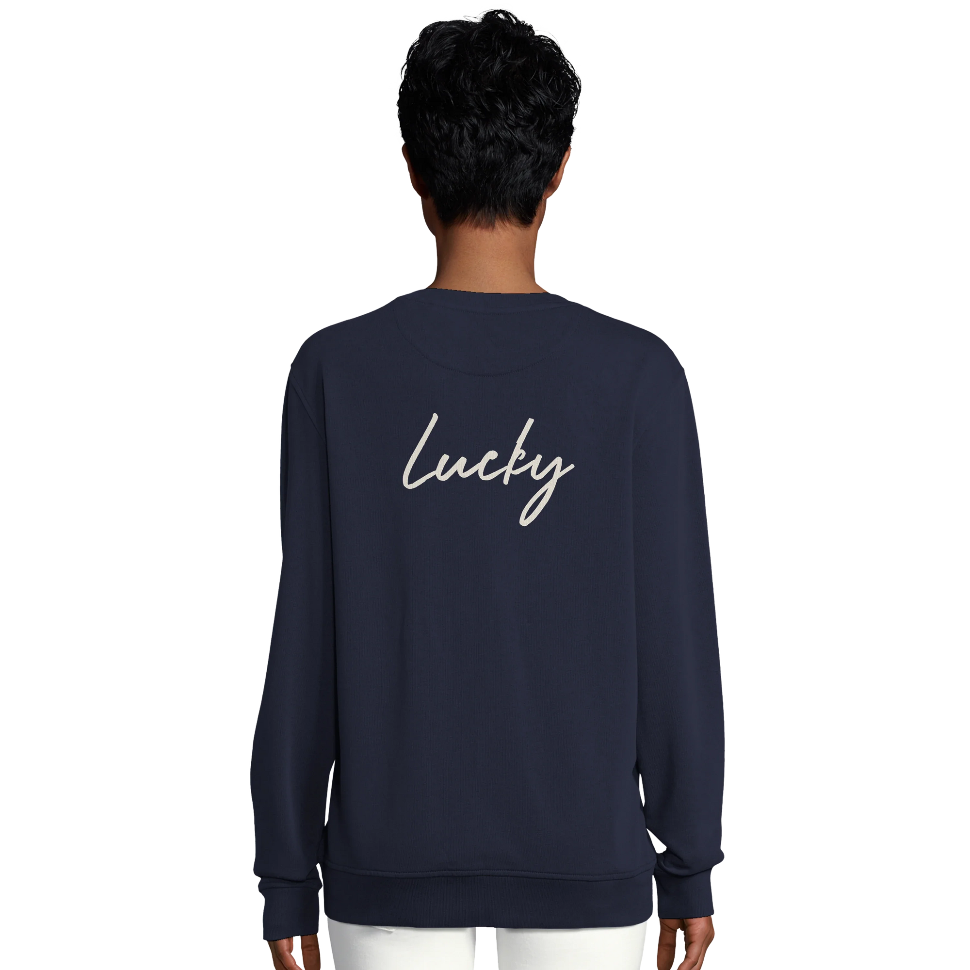 Lucky - "Kiss my Ass" Sweatshirt French Navy 7