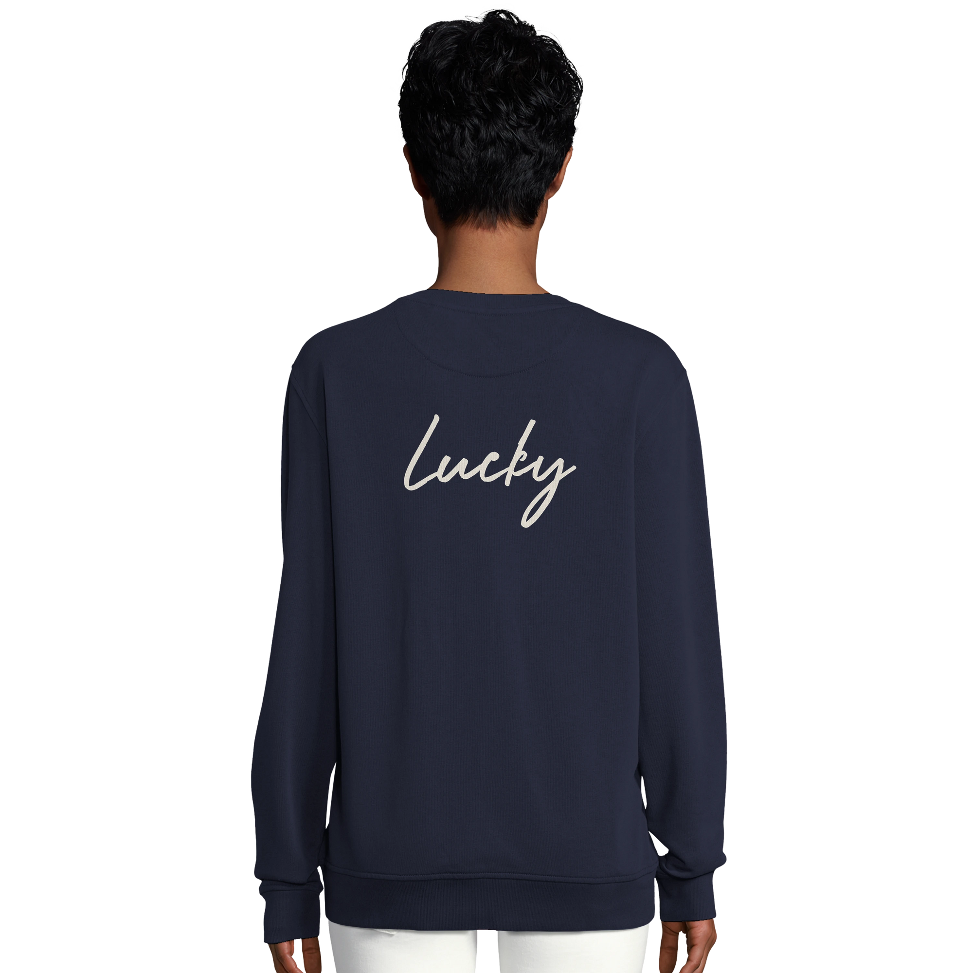 Lucky - "Kiss my Ass" Sweatshirt French Navy 7