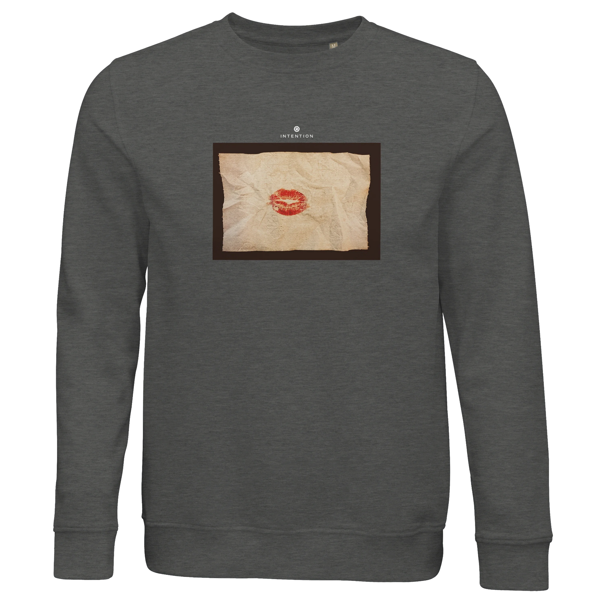 Lucky - "Kiss my Ass" Sweatshirt Grey Melange 1