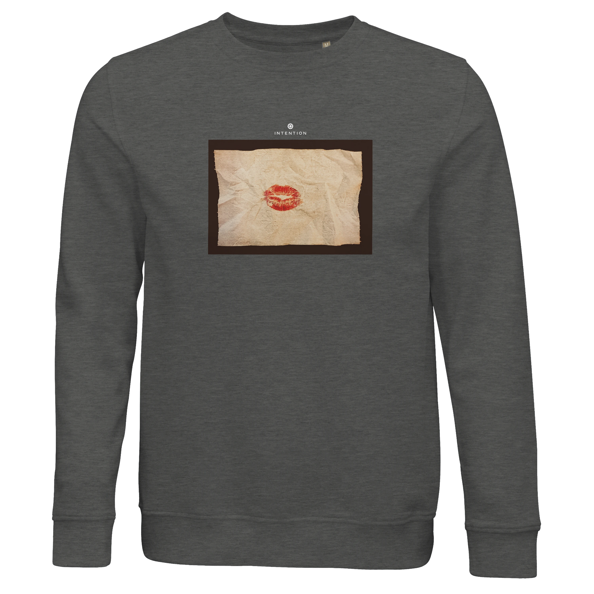 Lucky - "Kiss my Ass" Sweatshirt Grey Melange 1