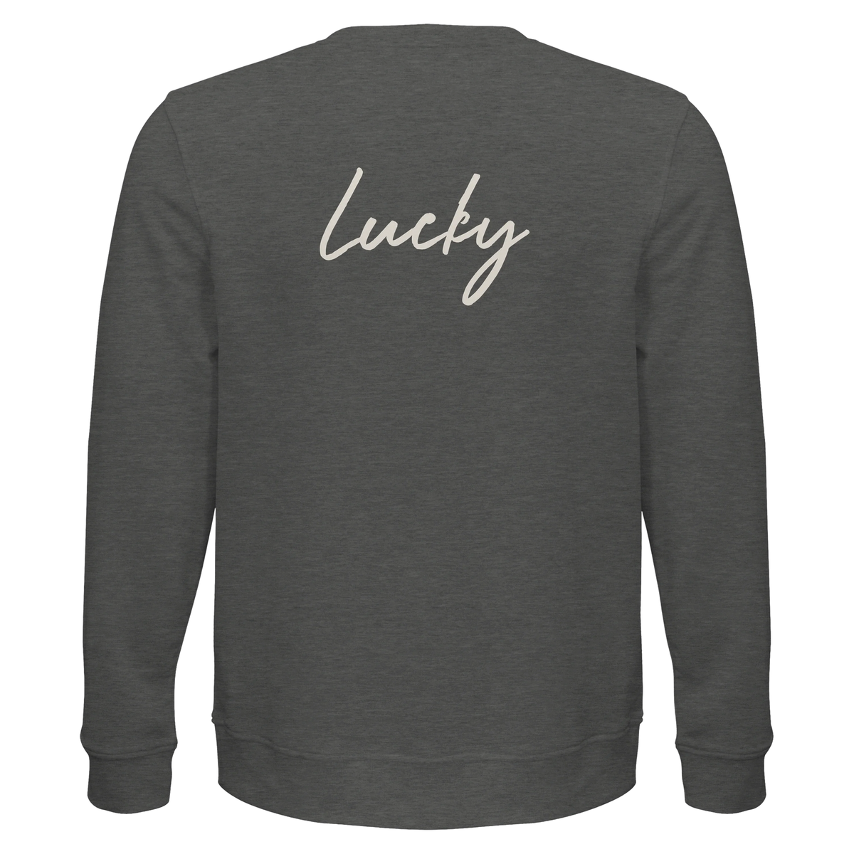 Lucky - "Kiss my Ass" Sweatshirt Grey Melange 2