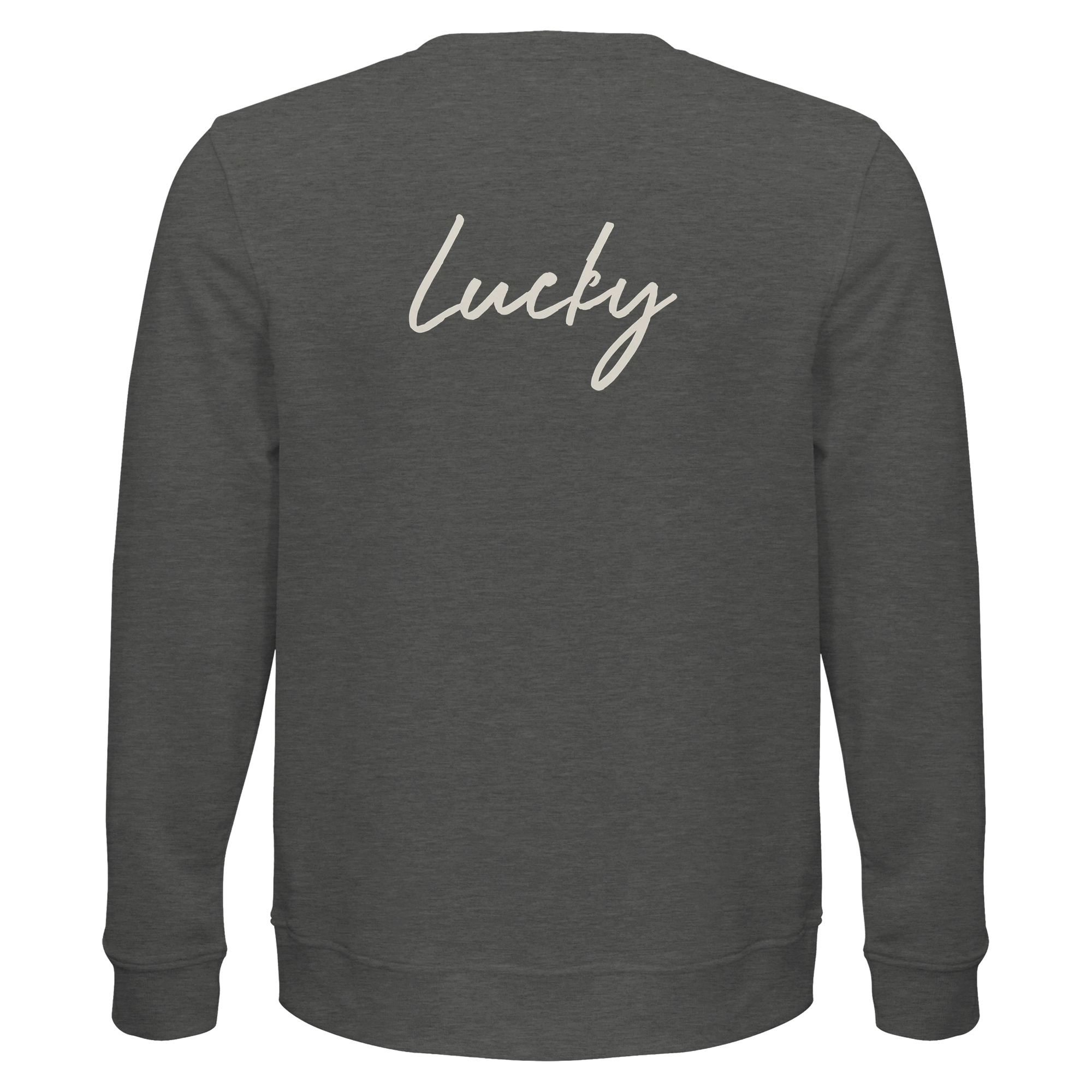 Lucky - "Kiss my Ass" Sweatshirt Grey Melange 2