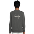 Lucky - "Kiss my Ass" Sweatshirt Grey Melange 6
