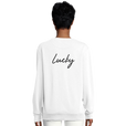Lucky - "Kiss my Ass" Sweatshirt White 6