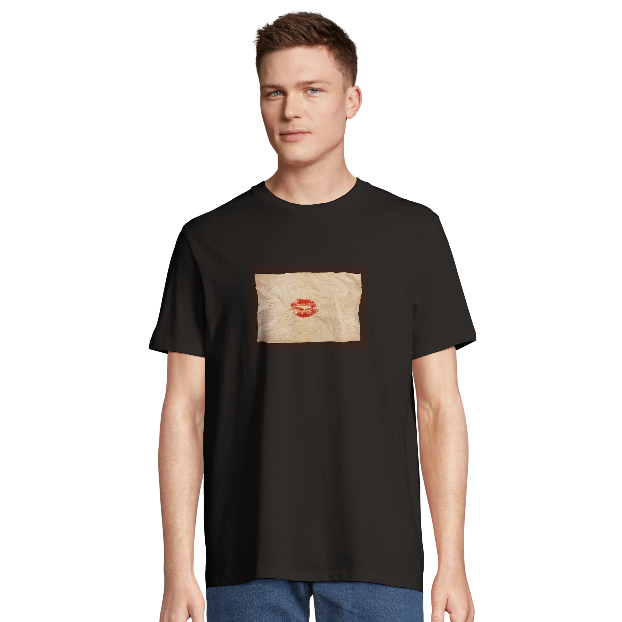 Lucky - "Kiss my Ass" T-shirt Deep Black 4