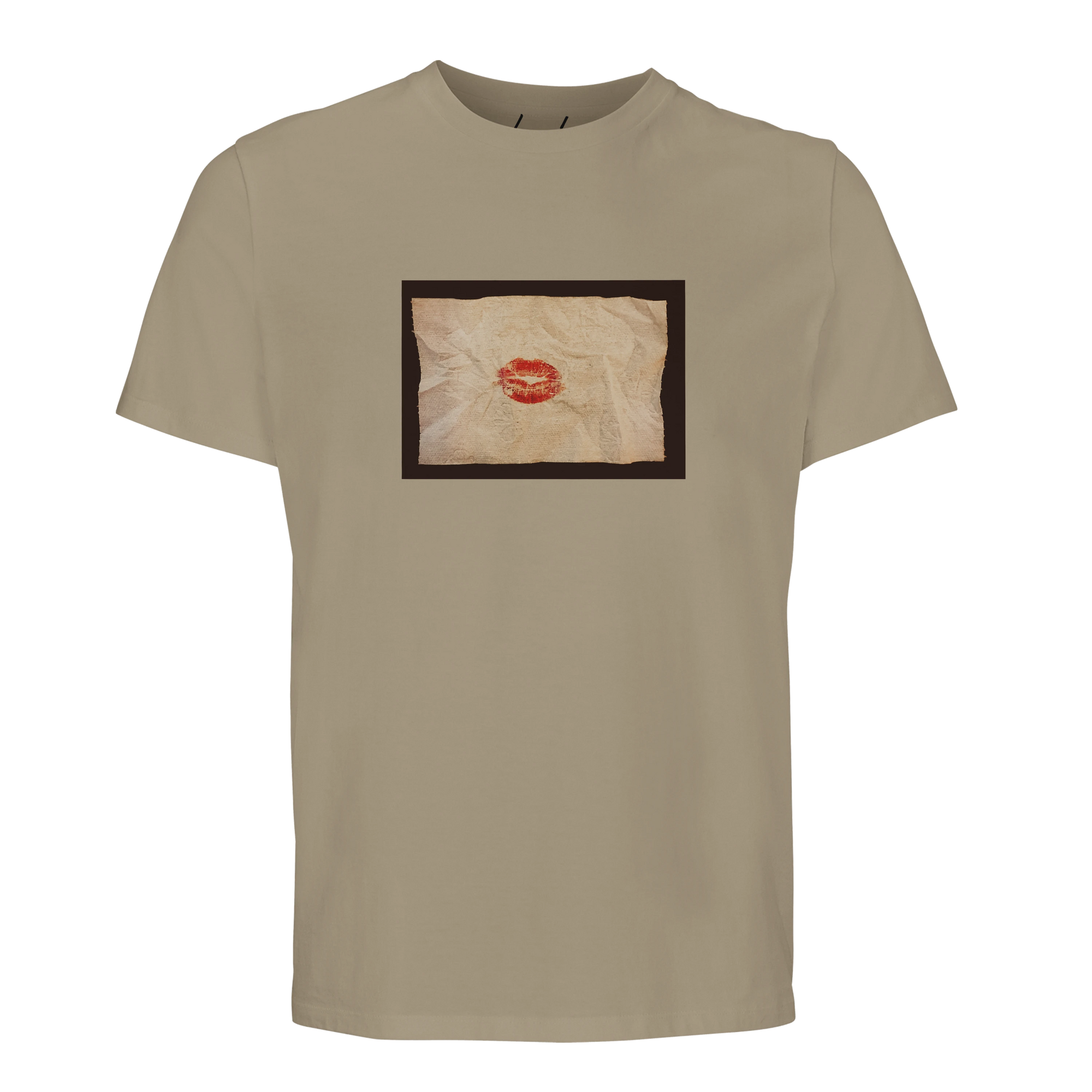 Lucky - "Kiss my Ass" T-shirt Khaki 1